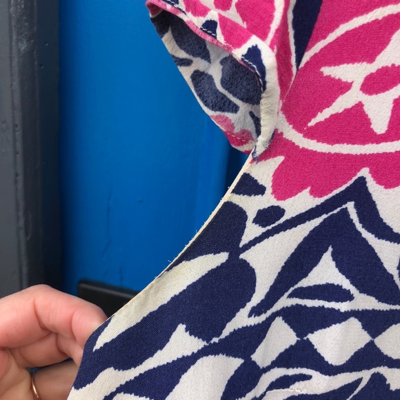 Floral Anthropologie Dress, 4Petite - Picture 4 of 5